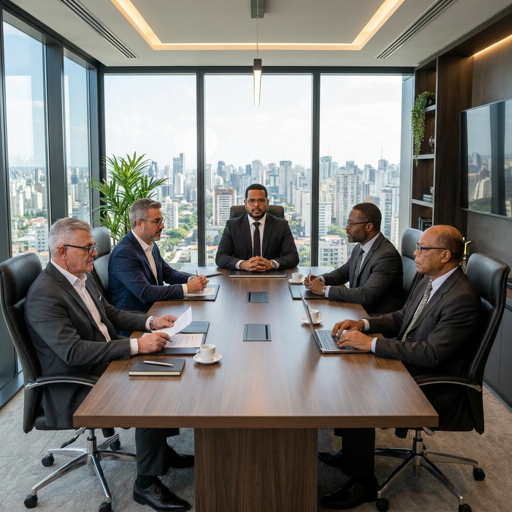 Equipe ERA Capital em reunião